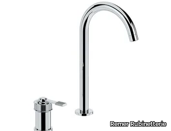 ATELIER - Single handle countertop bridge mixer _ Remer Rubinetterie