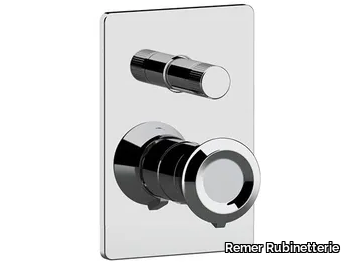 ELEMENT - Single handle shower mixer with plate _ Remer Rubinetterie