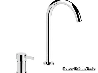 METRICA - 2 hole single handle washbasin mixer without waste _ Remer Rubinetterie