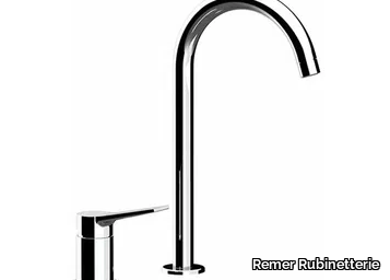 SLASH & DOT - High single handle 2 hole washbasin mixer _ Remer Rubinetterie