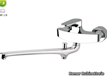 CLASS LINE ECO - Wall-mounted bathtub mixer with diverter _ Remer Rubinetterie