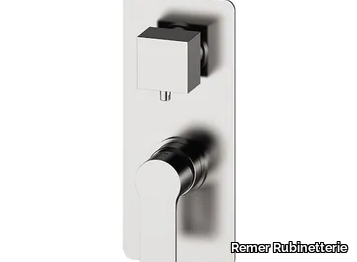 ENERGY - Recessed chromed brass shower mixer with diverter _ Remer Rubinetterie