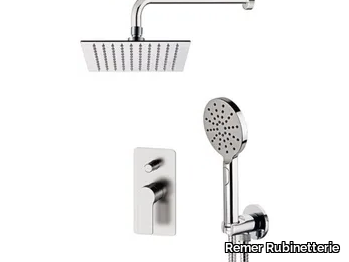 ENERGY - Chromed brass shower set with hand shower _ Remer Rubinetterie