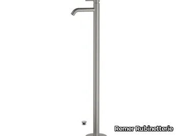 X STYLE INOX - Floor standing stainless steel washbasin mixer _ Remer Rubinetterie