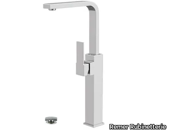 QUBIKA - Washbasin mixer with adjustable spout _ Remer Rubinetterie