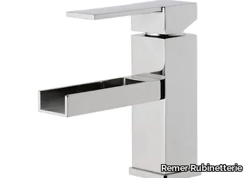 QUBIKA CASCATA - Single handle washbasin mixer _ Remer Rubinetterie