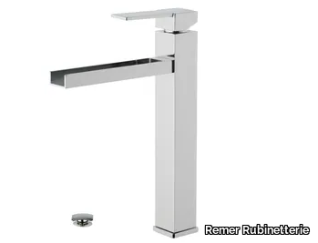 QUBIKA CASCATA - Single handle washbasin mixer _ Remer Rubinetterie