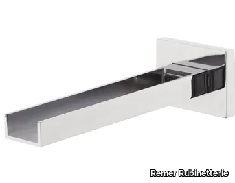 QUBIKA CASCATA - Wall-mounted spout with aerator _ Remer Rubinetterie