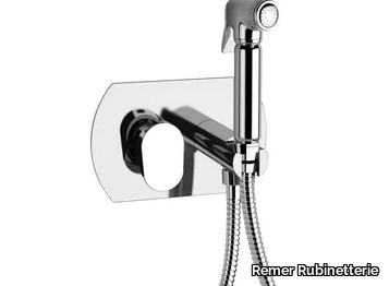 CLASS LINE - Chrome-plated single handle shower mixer with hand shower _ Remer Rubinetterie