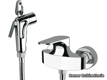 CLASS LINE - Chrome-plated single handle shower mixer with hand shower _ Remer Rubinetterie