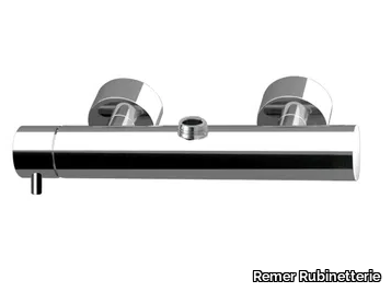 MINIMAL - Single handle chromed brass shower mixer with diverter _ Remer Rubinetterie