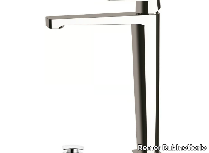 DREAM - High basin mixer with click-clack waste _ Remer Rubinetterie