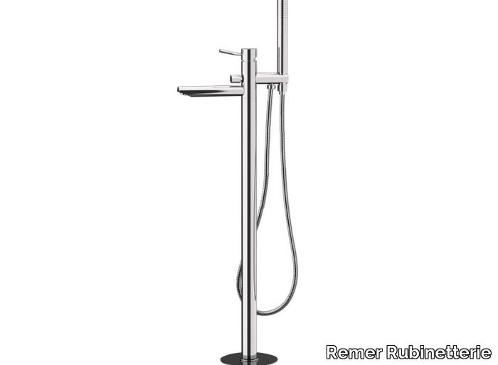 MINIMAL - Floor standing bathtub mixer _ Remer Rubinetterie