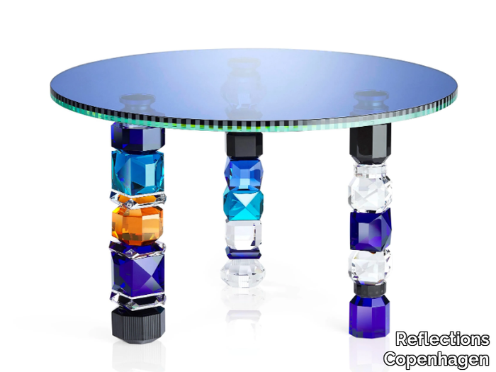 DETROIT - Round crystal living room table _ Reflections Copenhagen