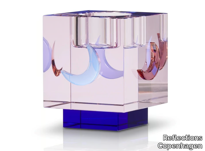 LEA MOON - Crystal candle holder _ Reflections Copenhagen
