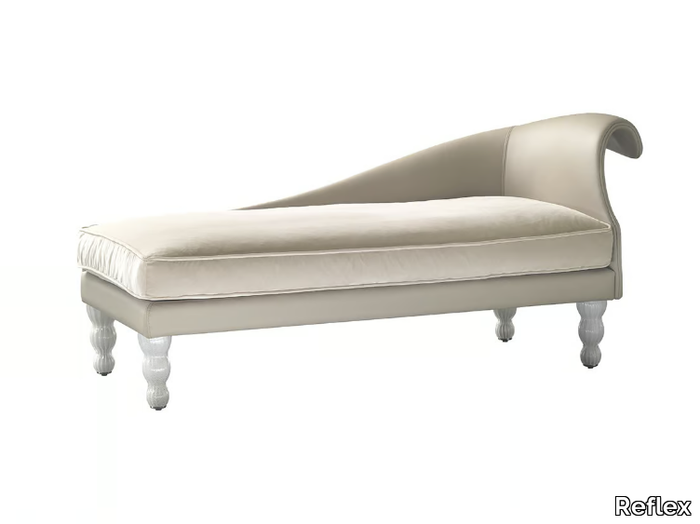 CASANOVA - Upholstered leather day bed _ Reflex