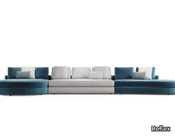 ADONE - Sectional fabric sofa _ Reflex