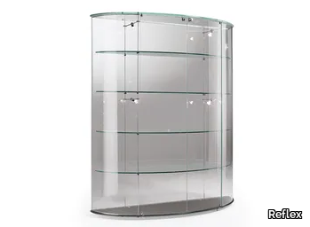 MEGA - Display cabinet with integrated lighting _ Reflex