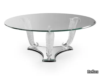 CASANOVA - Round glass coffee table _ Reflex