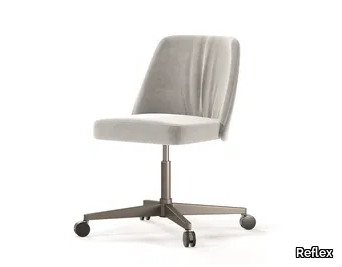 COMFORT - Height-adjustable fabric office chair with castors _ Reflex