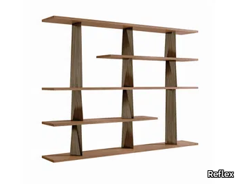 PRISMA - Freestanding wooden bookcase _ Reflex