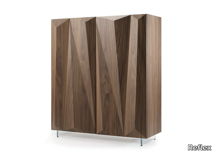 QUARTZ - Wooden highboard _ Reflex