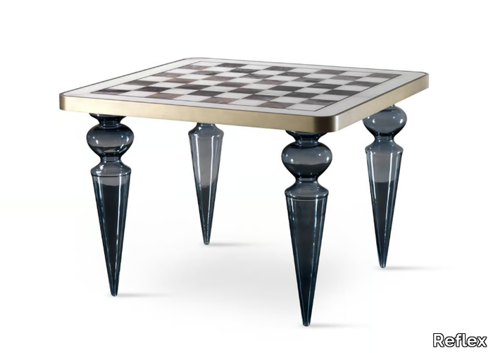 SCACCHI - Murano glass coffee table game _ Reflex