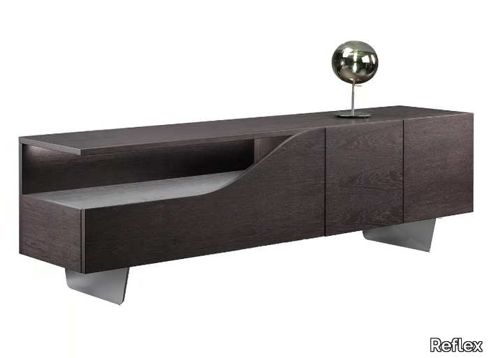 SEGNO - Wooden sideboard _ Reflex