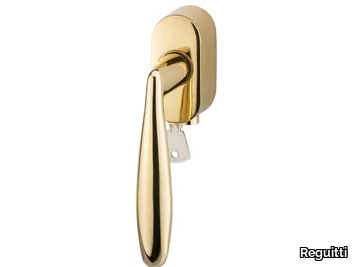 ALISE - DK window handle with lock on rose _ Reguitti