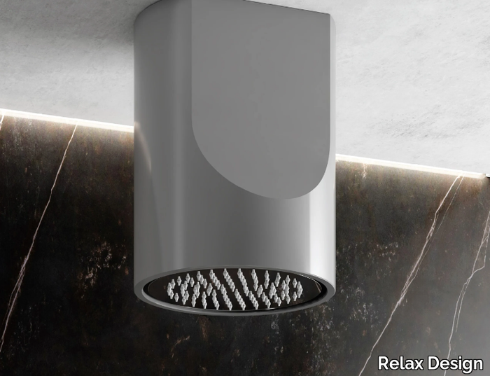 CANYON FLOW - Ceiling mounted round Luxolid® overhead shower _ Relax Design