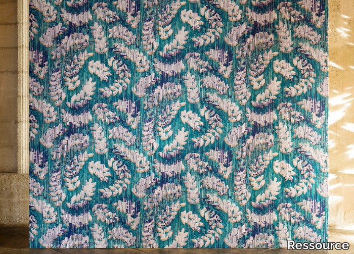 RAMEAUX - Wallpaper with floral pattern _ Ressource