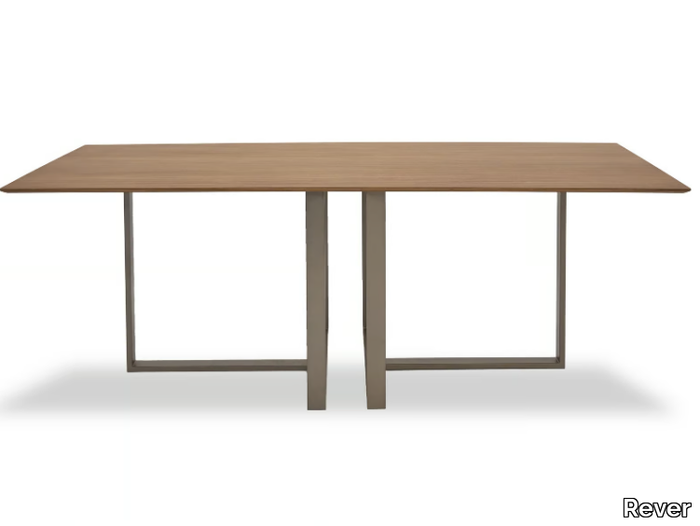 LEVANTE - Rectangular wooden garden table _ Rever