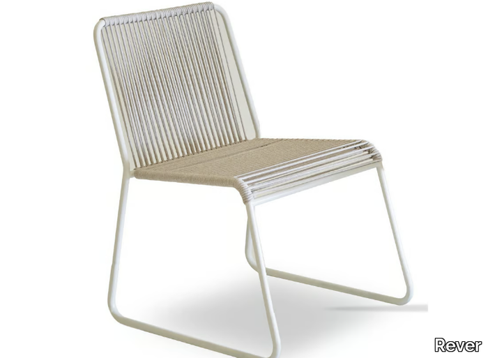 TESSA ROPE - Sled base garden chair _ Rever