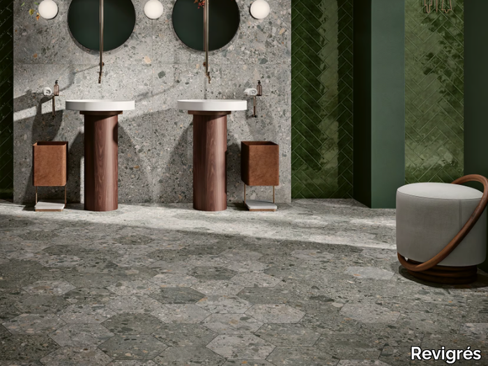 DI ALBA STONE - Indoor/outdoor wall/floor tiles with stone effect _ Revigrés