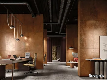 REFLEX CORTEN - Porcelain stoneware wall/floor tiles with metal effect _ Revigrés