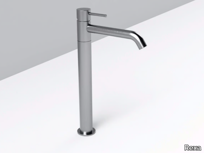 MAE - Countertop single handle stainless steel washbasin mixer _ Rexa