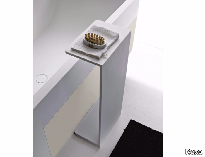 UNICO - Standing Corian® towel rack _ Rexa