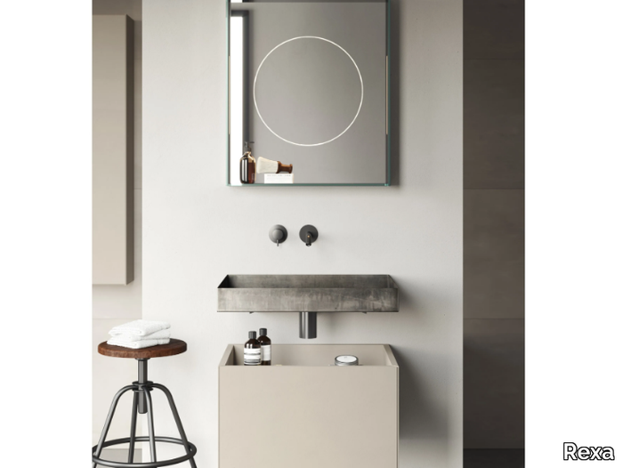 COMPACT LIVING - SET 4 - Wall-mounted vanity unit _ Rexa