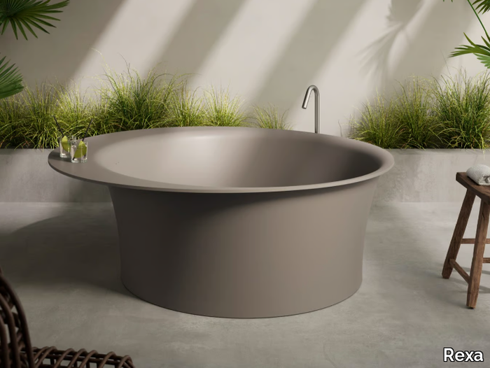 CUP - Freestanding Shark round bathtub _ Rexa