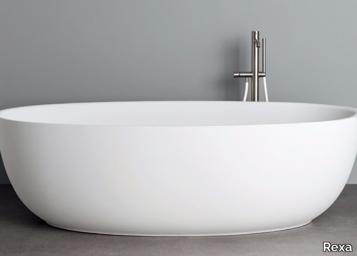 HOLE XL - Oval Korakril™ bathtub _ Rexa