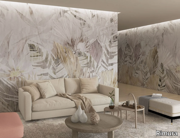 REVEIL - Panoramic wallpaper with floral pattern _ Rimura