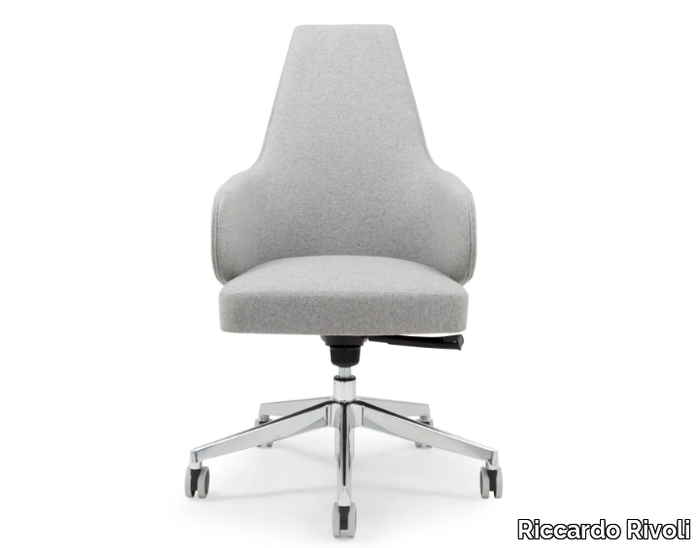 MIA 210 OFFICE - Swivel chair with armrests with 5-spoke base _ Riccardo Rivoli