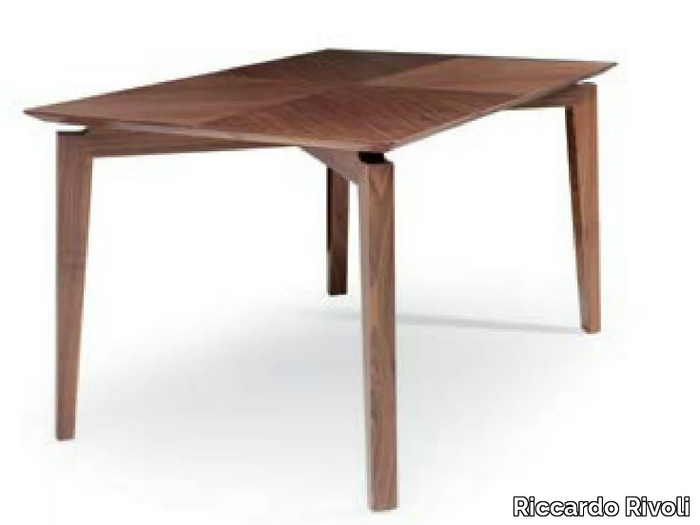 MARLÈNE - Rectangular wooden table _ Riccardo Rivoli