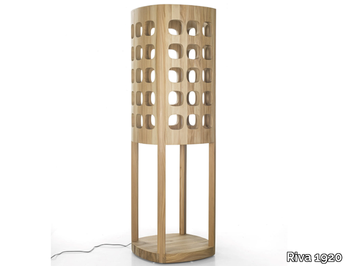 FORELLA - LED solid wood floor lamp _ Riva 1920