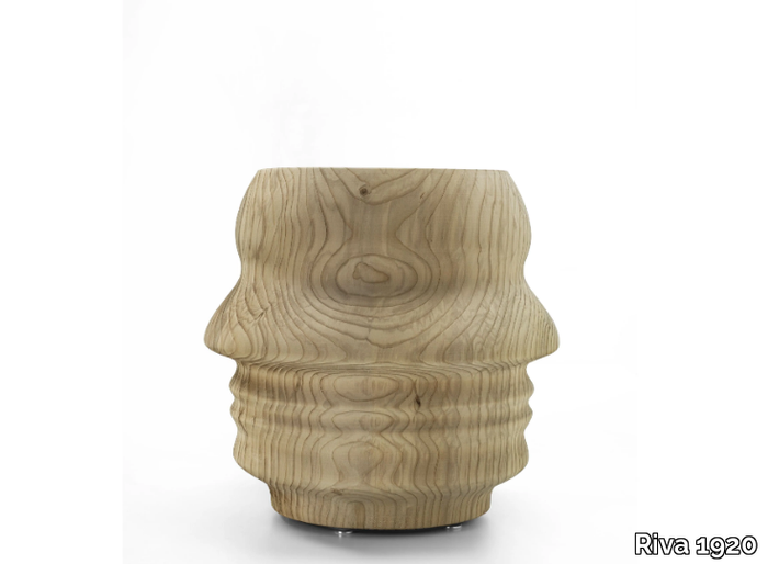 EGO - Low cedarwood stool _ Riva 1920