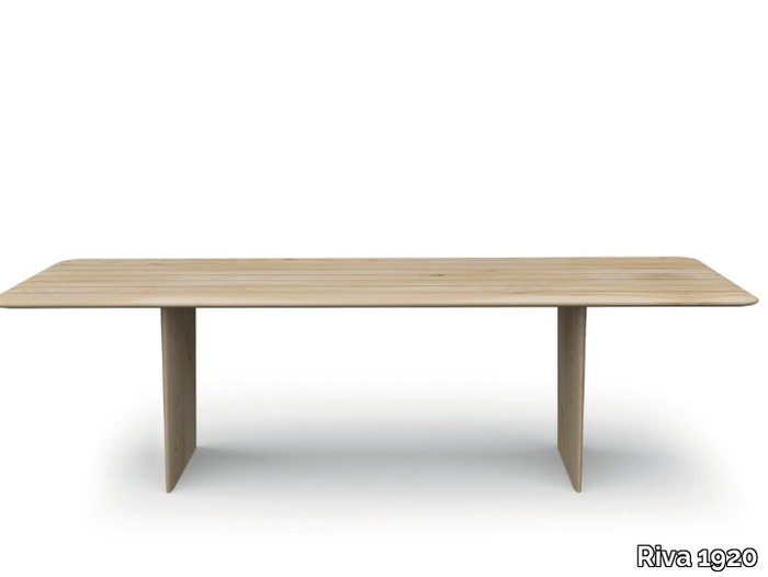 VELA OUTDOOR - Rectangular cedarwood table _ Riva 1920