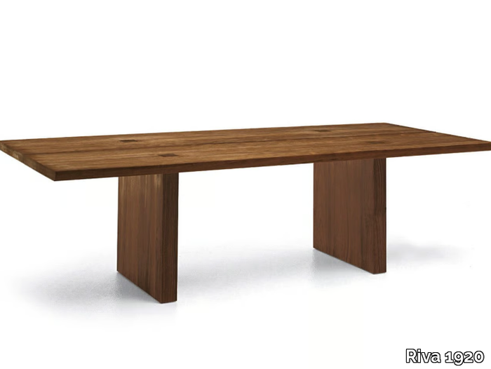 CELERINA - Rectangular solid wood table _ Riva 1920