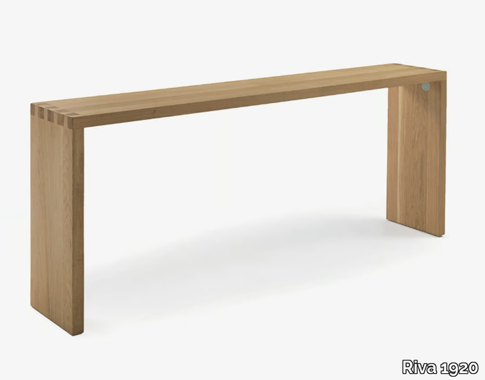 FRAME - Rectangular solid wood console table _ Riva 1920