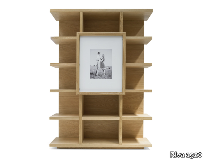 SAKARI - Open solid wood bookcase _ Riva 1920