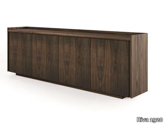 Revo - Solid wood sideboard with doors _ Riva 1920